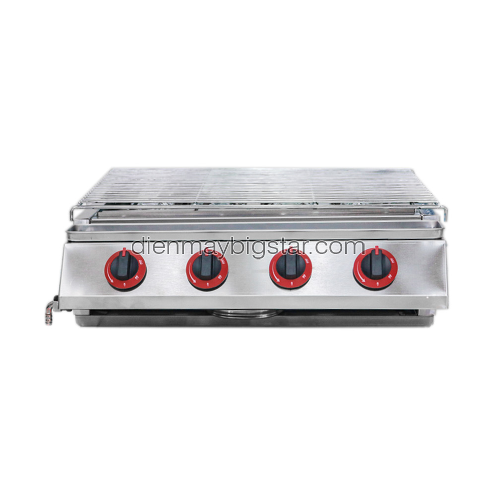 Bếp nướng gas 4 họng dài F004 8 Bếp nướng gas 4 họng dài F004 - Ảnh 2