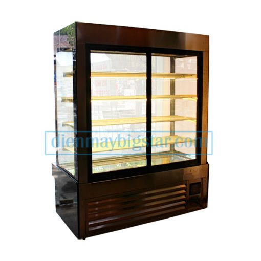 Tủ bánh kem kính vuông Đài Loan 5 tầng 1m5 11 Tủ bánh kem kính vuông Đài Loan 5 tầng 1m5 - Ảnh 2