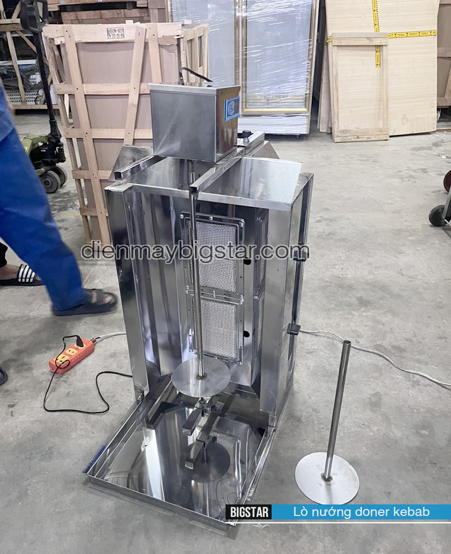 Lò nướng doner kebab 22 lo nuong thit doner kebab moi 2