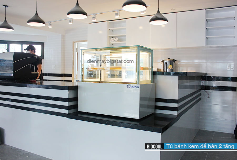 Tủ bánh kem để bàn 2 tầng 900mm TBK2T 14 tu banh kem de ban 2 tang bigcool 6