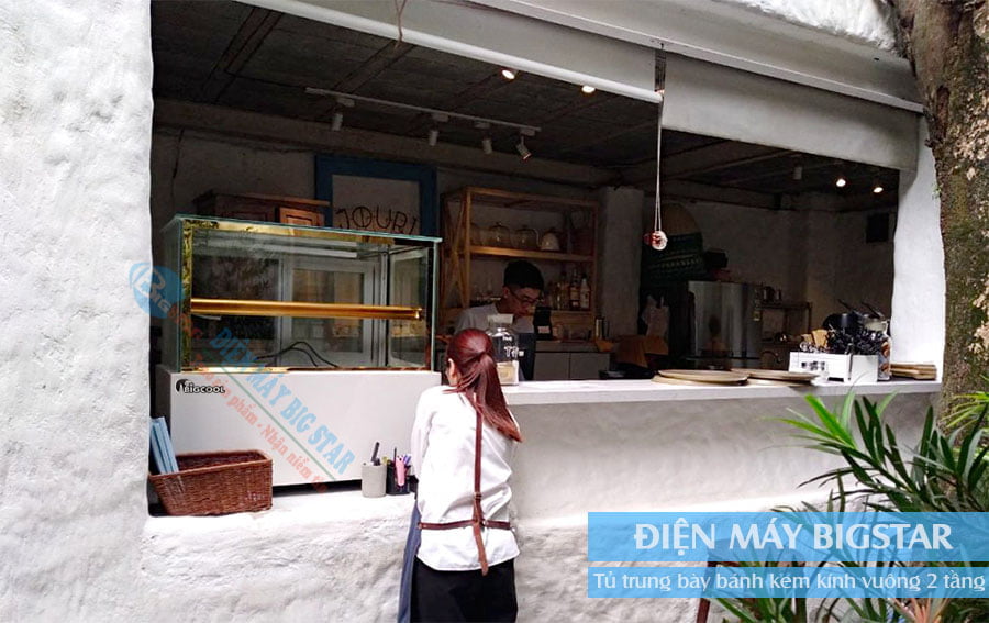 Tủ bánh kem để bàn 2 tầng 900mm TBK2T 18 tu banh kem de ban 2 tang bigcool 5