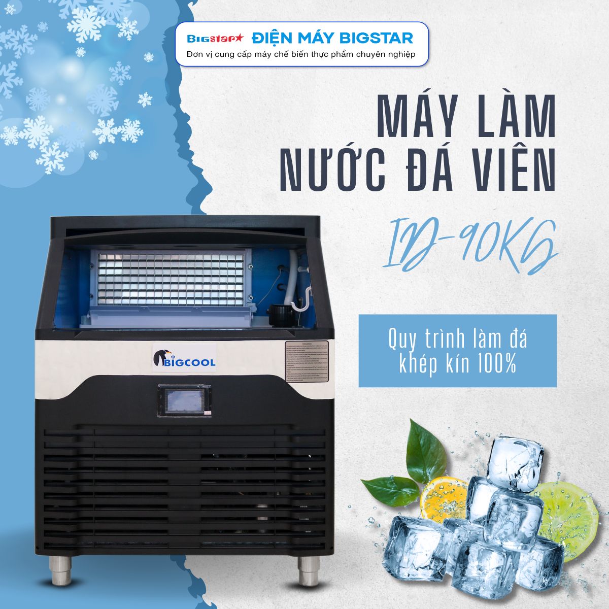 máy làm nước đá viên ID-90KG