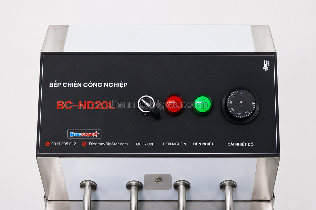 Bếp chiên nhúng điện 20L mẫu mới tiết kiệm điện 20 bep chien nhung dien 20L 6