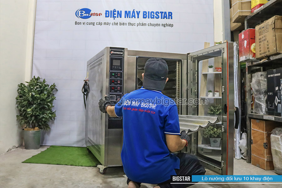 Lò nướng bánh mì đối lưu 10 khay điện Southstar 33 Lo nuong banh mi doi luu 10 khay dien southstar 4