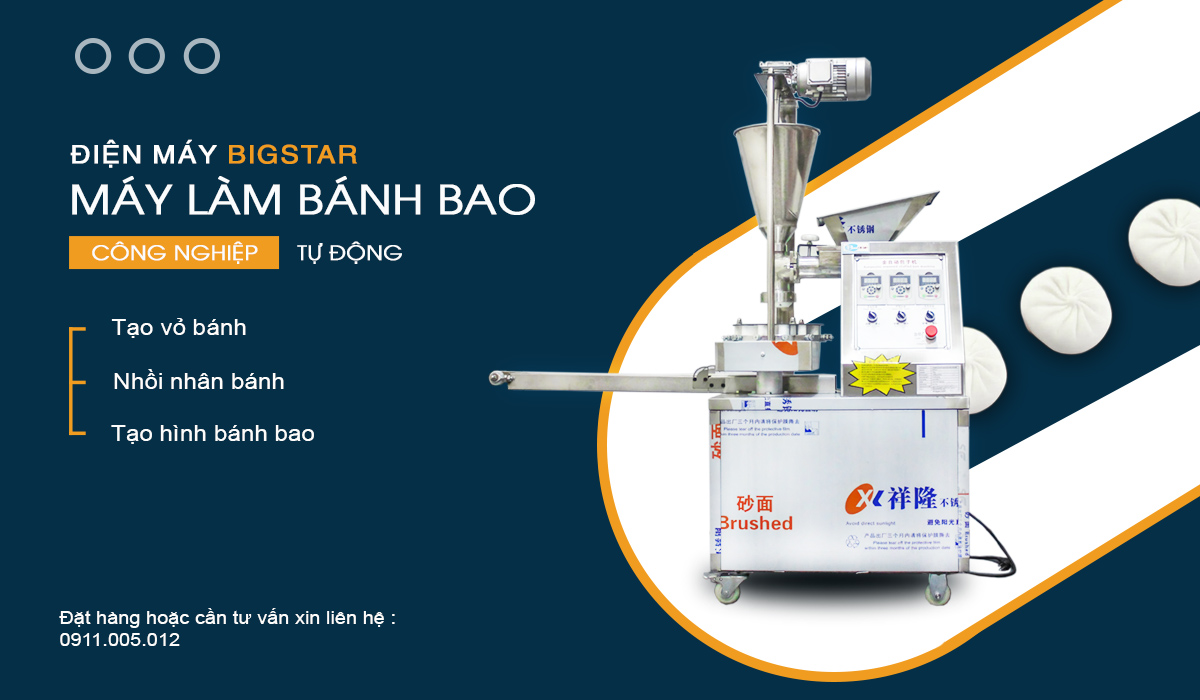 Máy làm bánh bao công nghiệp