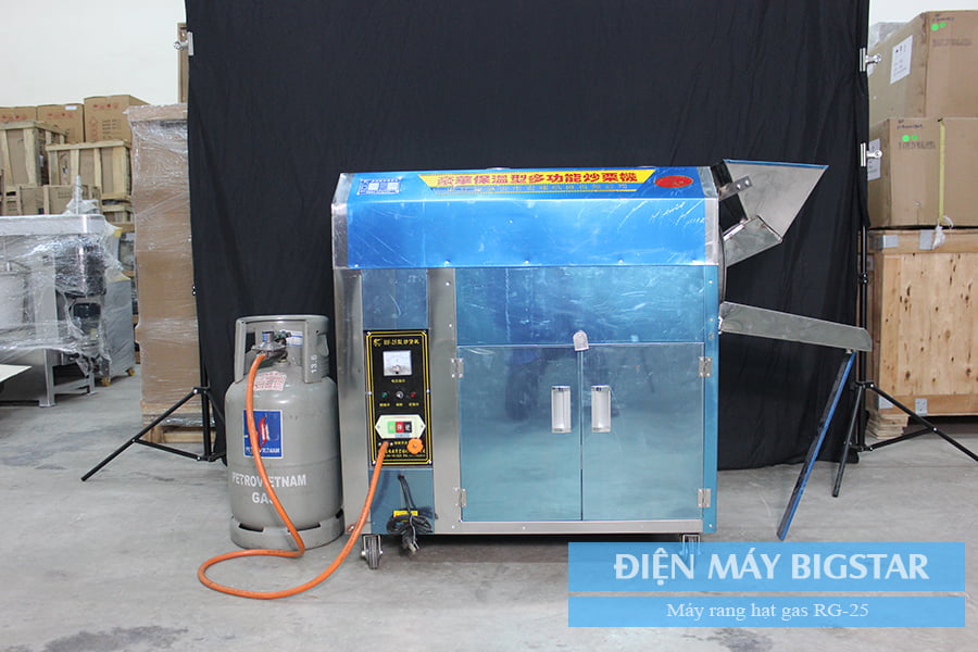 Máy rang hạt gas RG-25