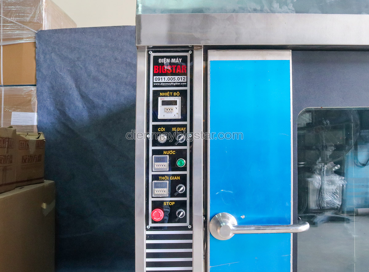 Lò nướng bánh 10 khay xoay Việt Nam 11 lo nuong banh 10 khay xoay viet nam t 2