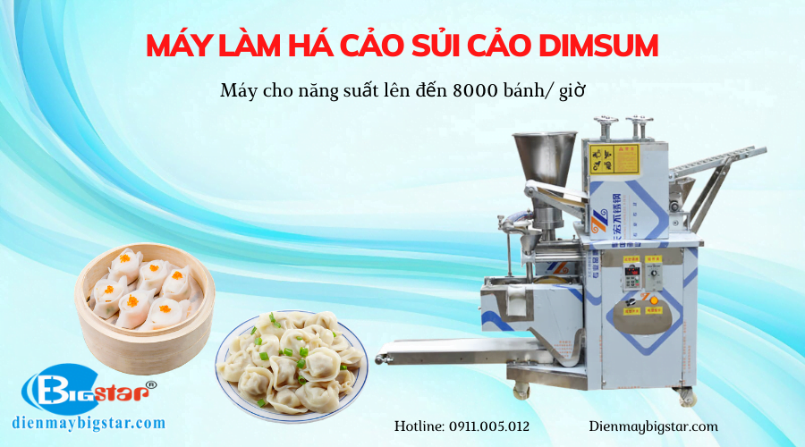Máy làm há cảo sủi cảo dimsum