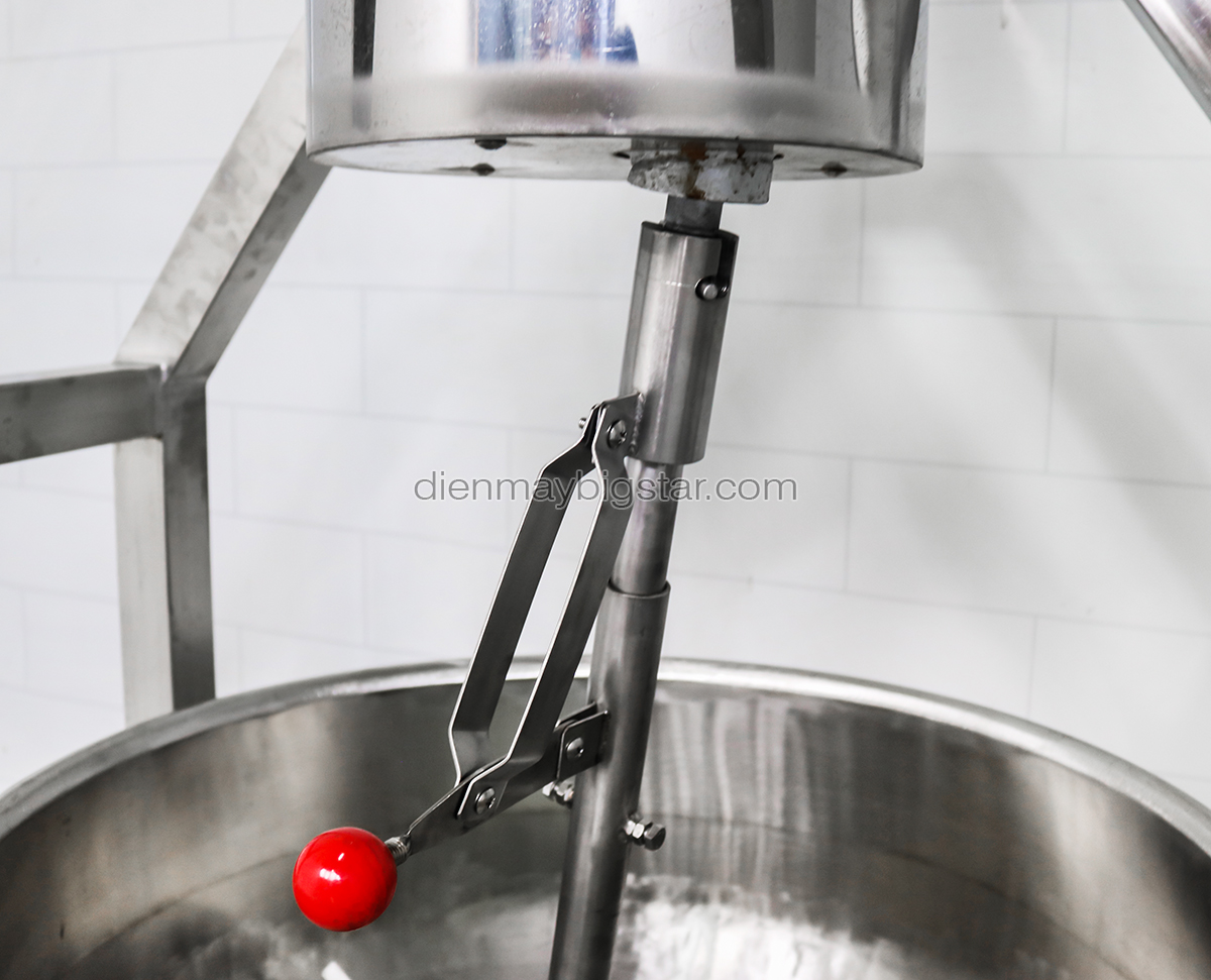 Chảo xào nhân khuấy lệch tâm 50L 16 chao xao nhan khuay lech tam 50l 6