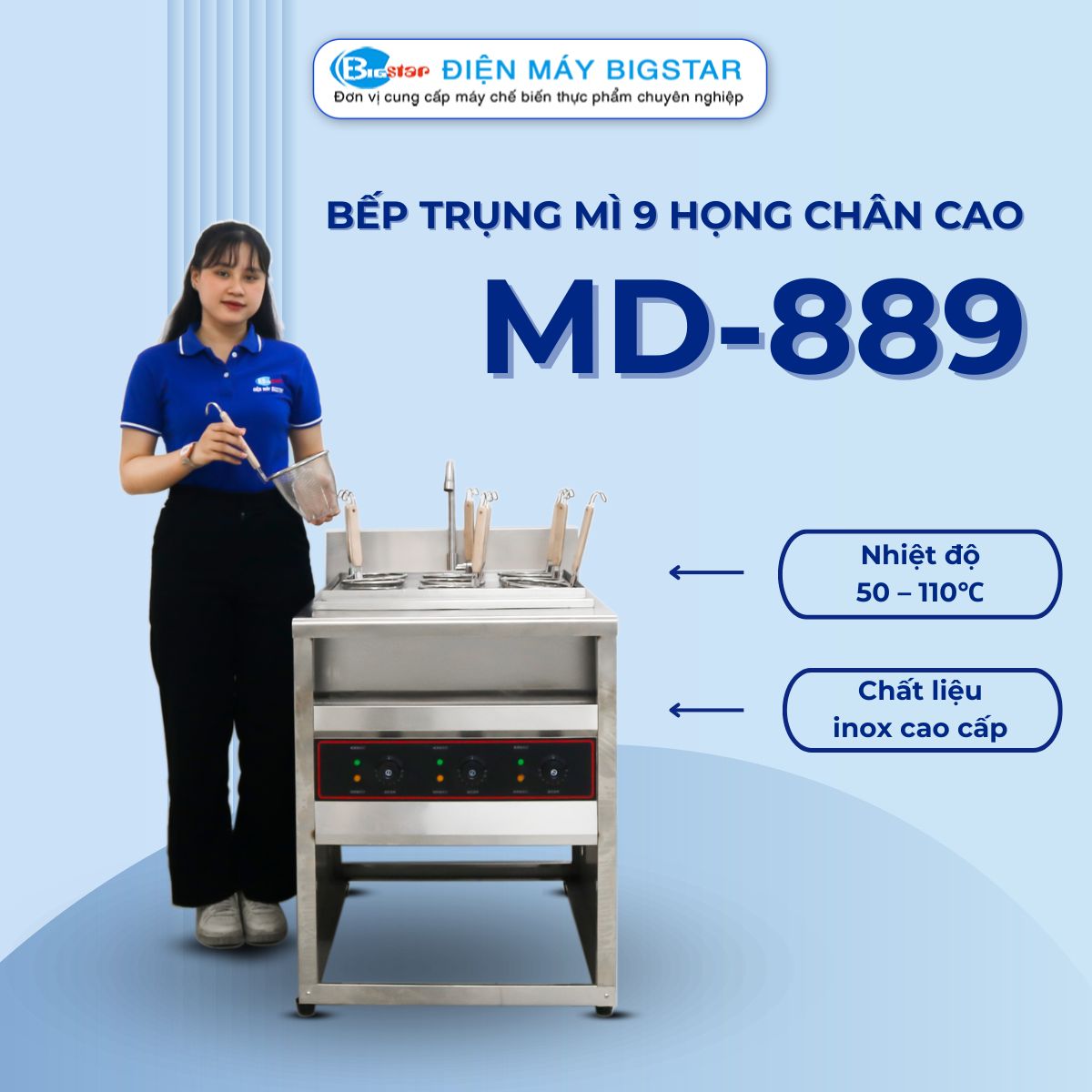bep trung mi 9 hong chan cao MD 889