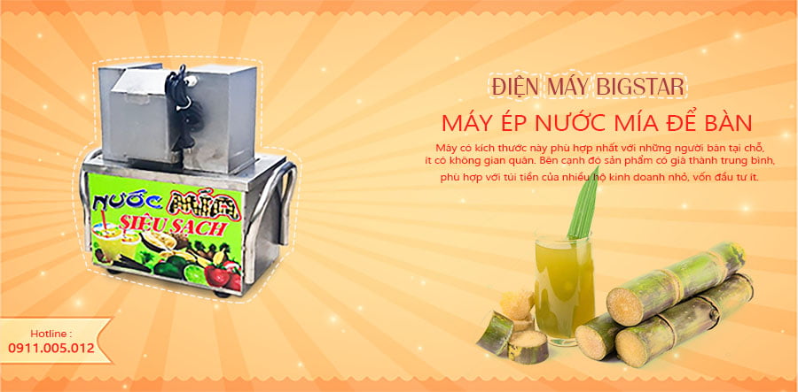 Máy ép nước mía để bàn 8 may ep nuoc mia de ban banner