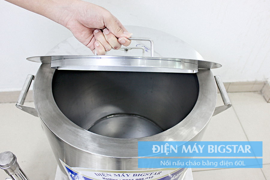 Nồi nấu cháo bằng điện 60L 17 Nồi nấu cháo bằng điện 60L