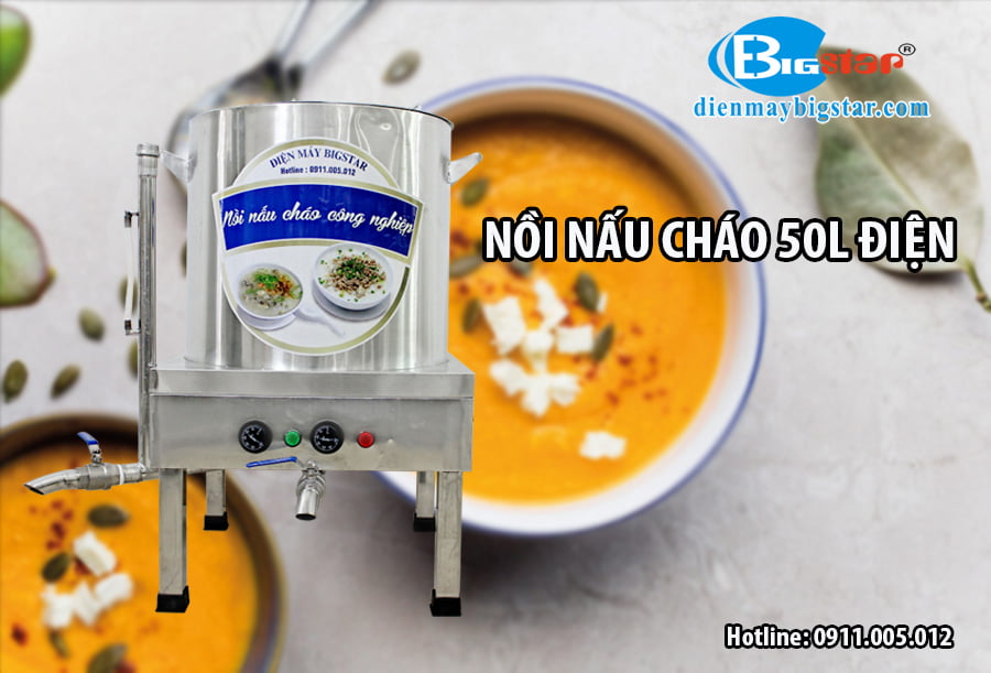 Nồi nấu cháo 50L điện 17 noi nau chao 50l dien 5