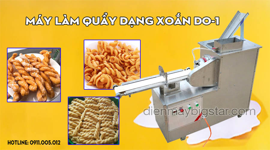 máy làm quẩy xoắn