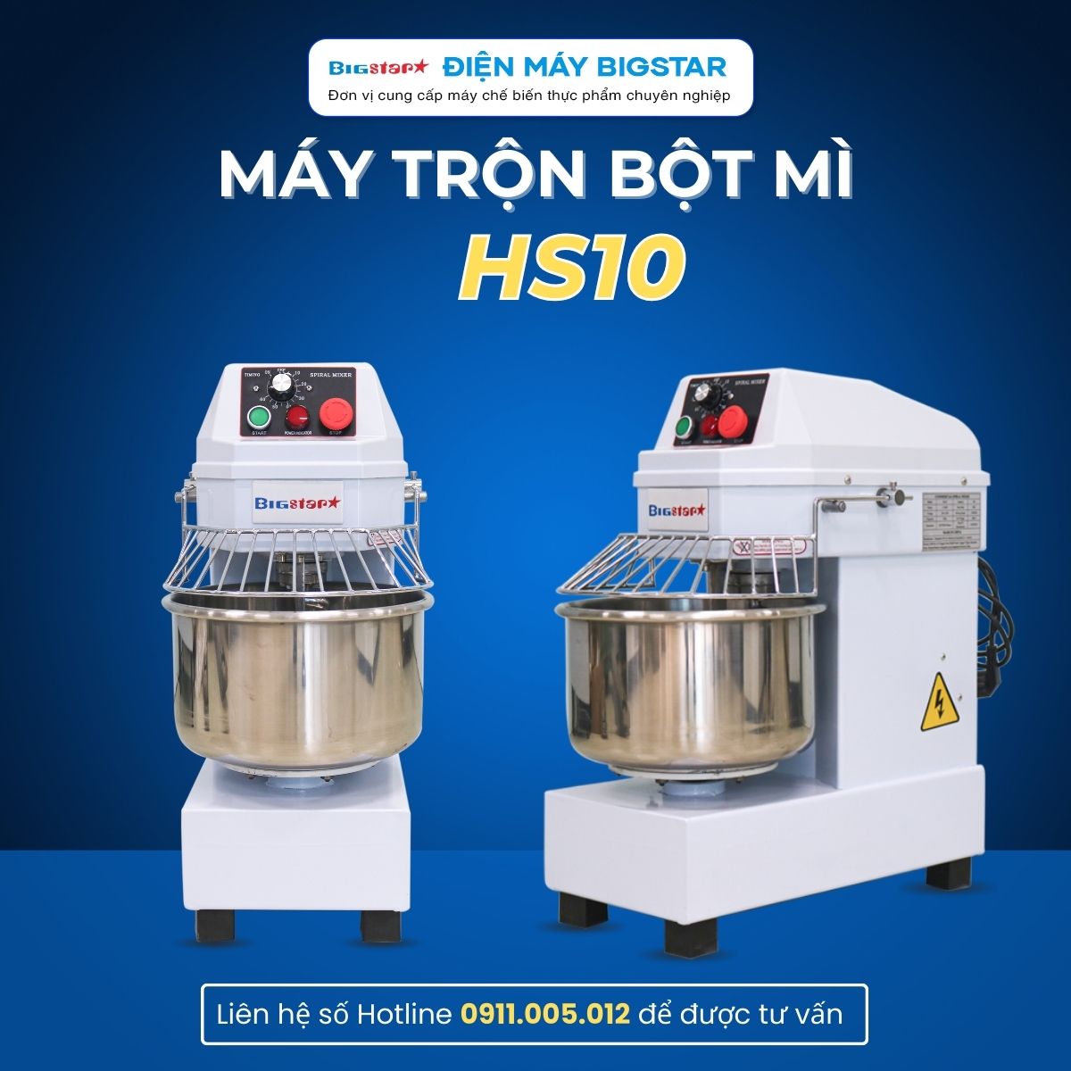 máy trộn bột mì HS10
