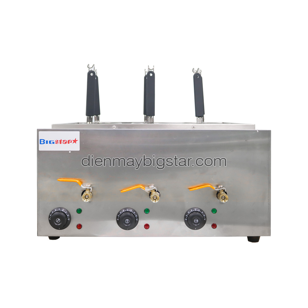 Bếp trụng mì 6 họng dùng điện 10 Bếp trụng mì 6 họng dùng điện