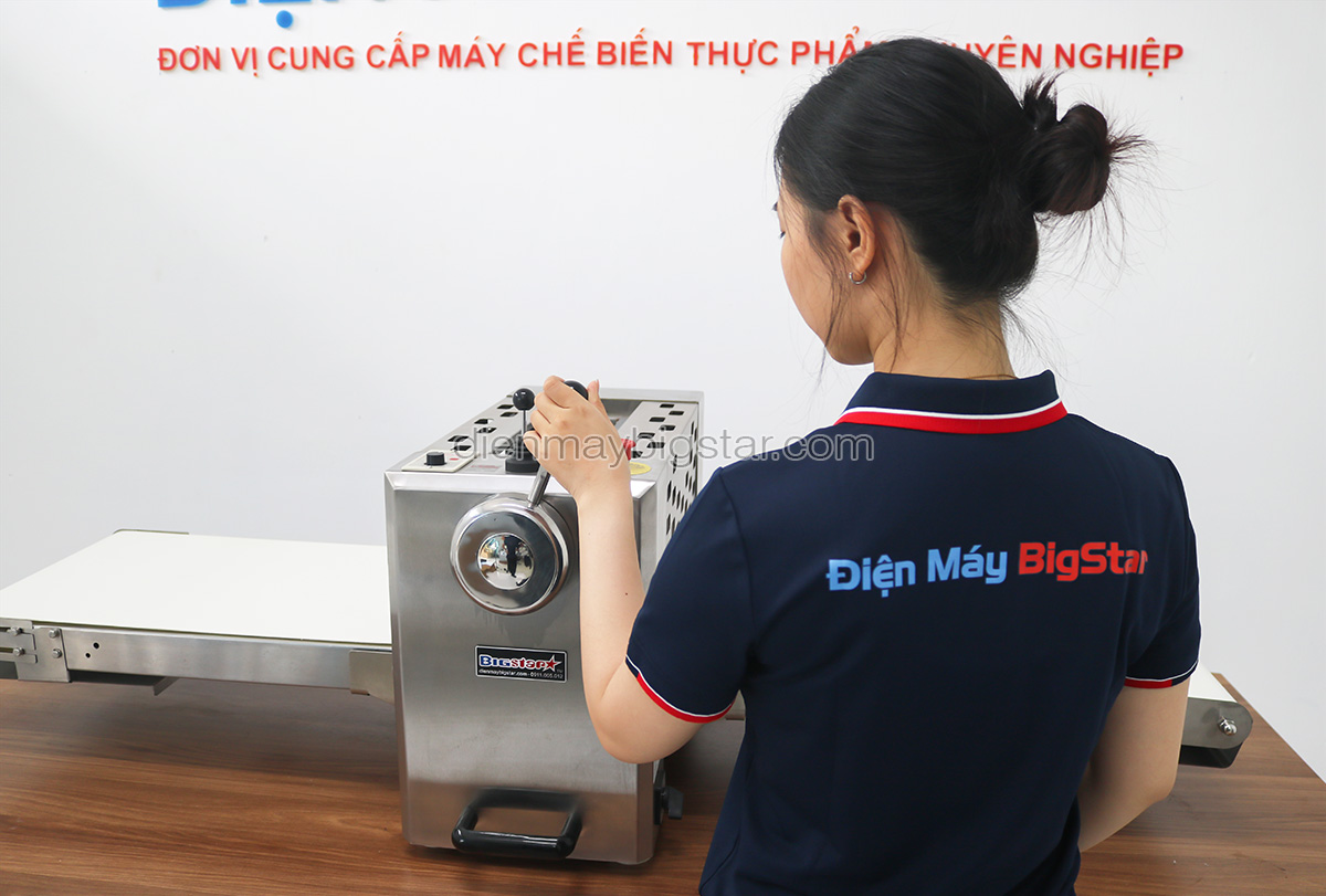Máy cán bột mì để bàn 2 chiều BSMT400 12 may can bot de ban hengwu hw 400tf tr 5