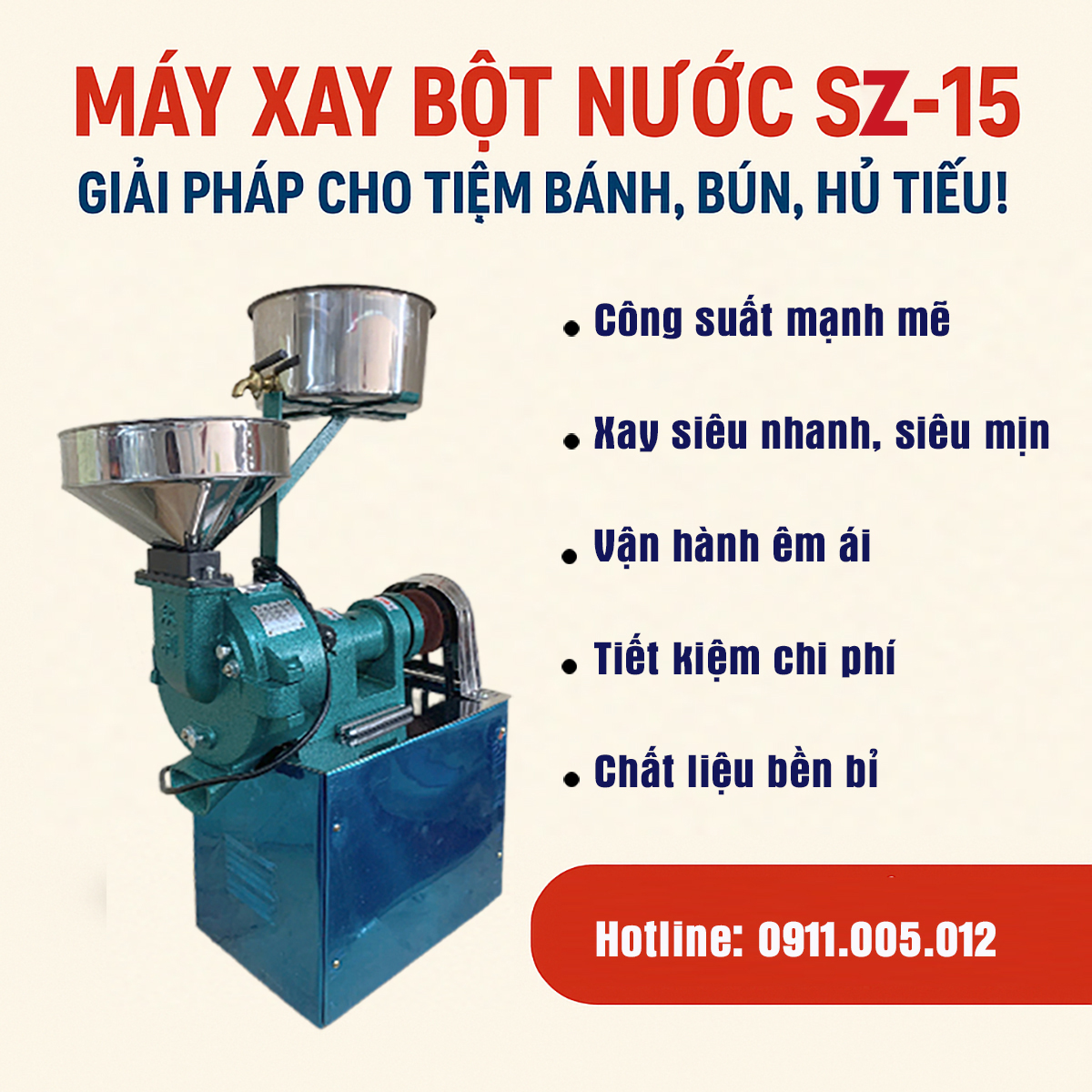 may xay bot lam banh cuon SZ 15 1 1 1