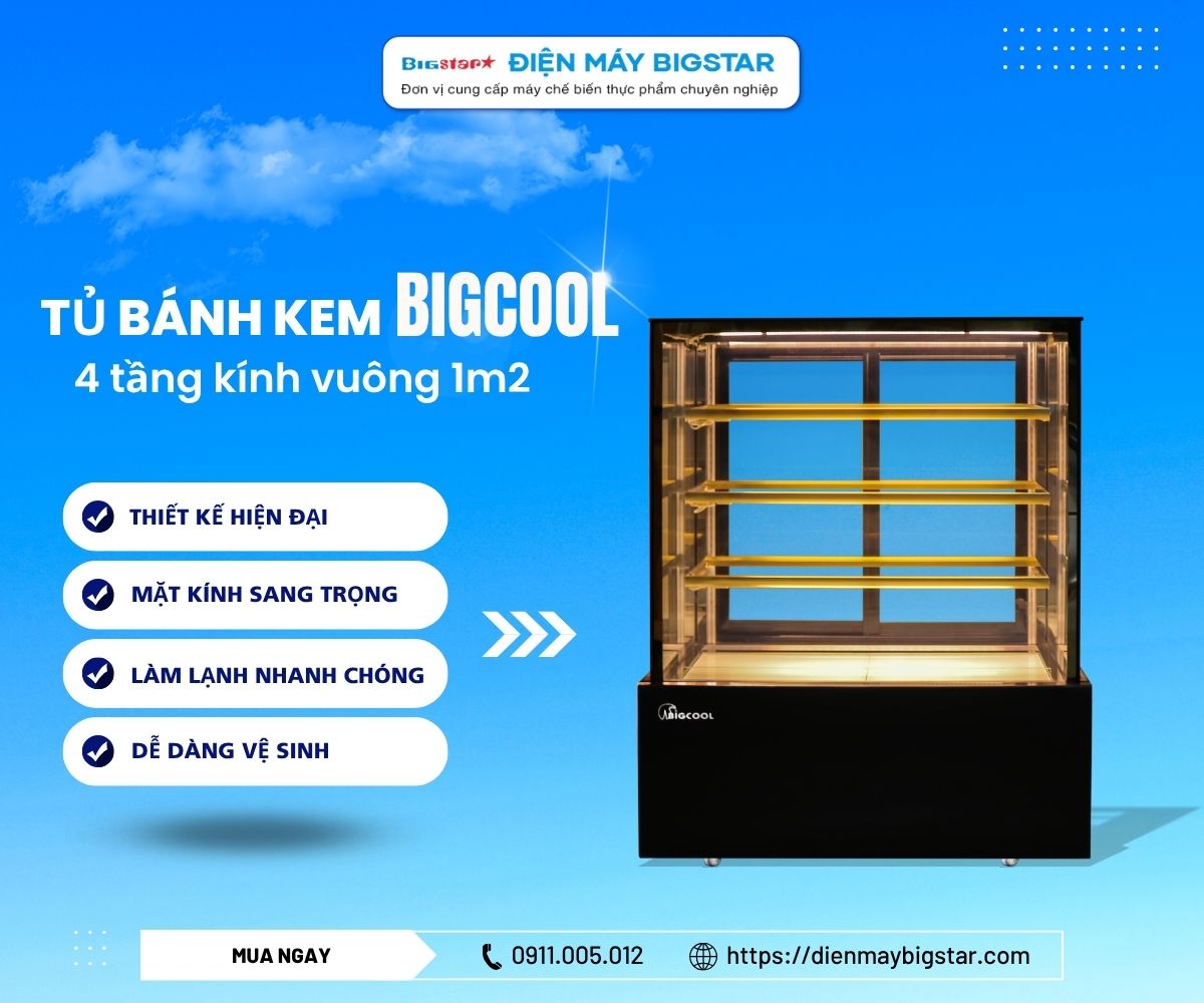 tu trung bay banh kem4 tang 1m2 banner