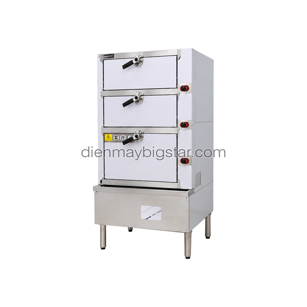 Tủ hấp hải sản 3 tầng dùng điện 10 Tủ hấp hải sản 3 tầng dùng điện - Ảnh 2
