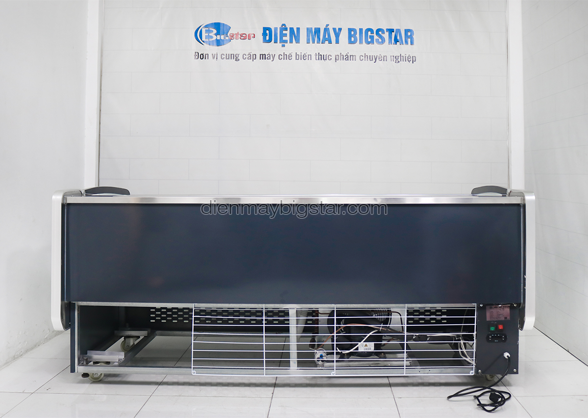 Tủ mát trưng bày thực phẩm màn kéo 2m XF-2.0 31 tu trung bay thuc pham mann keo 2M XF 2.0 9