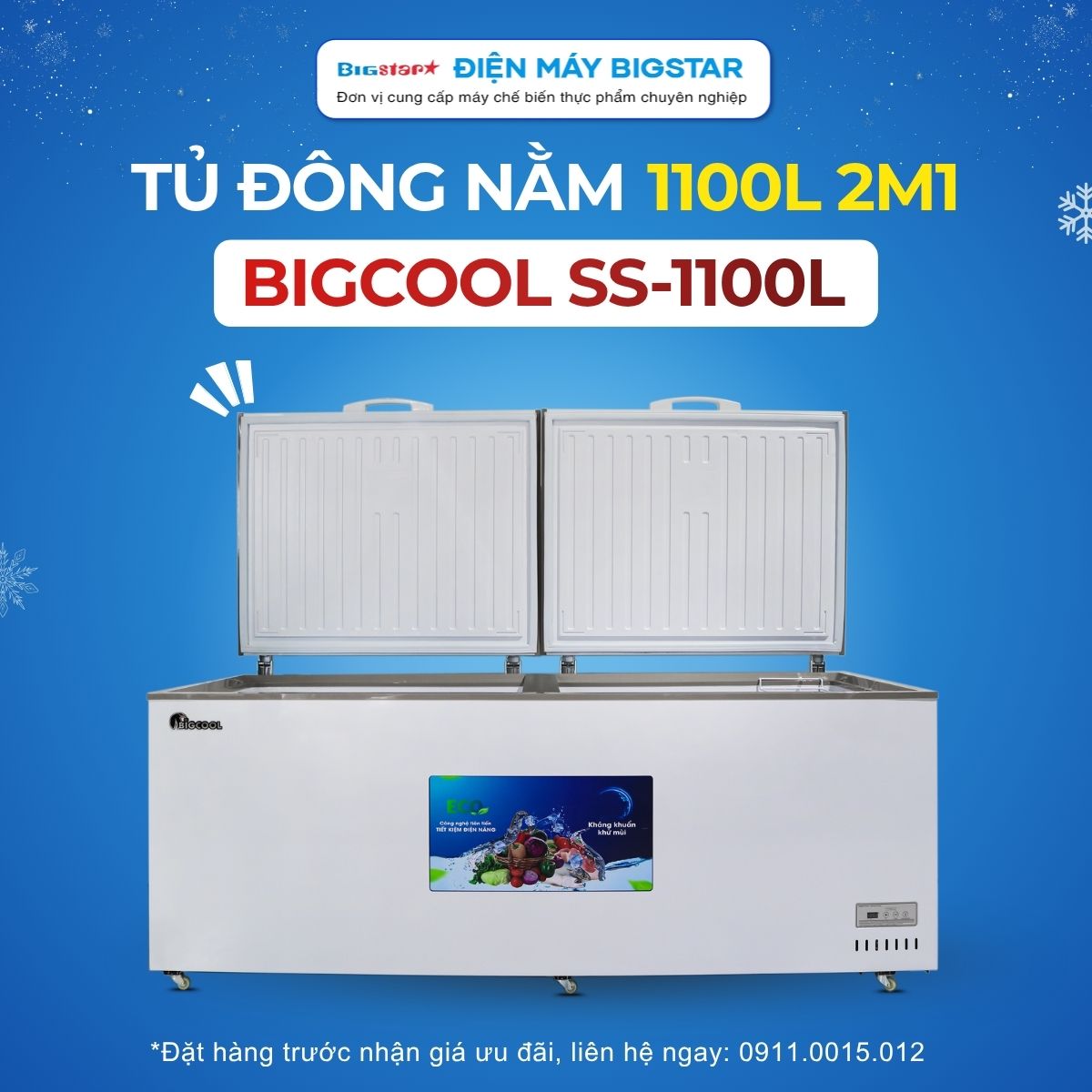 tu dong nam 1100l 2m1 bigcool SS 1100L banner