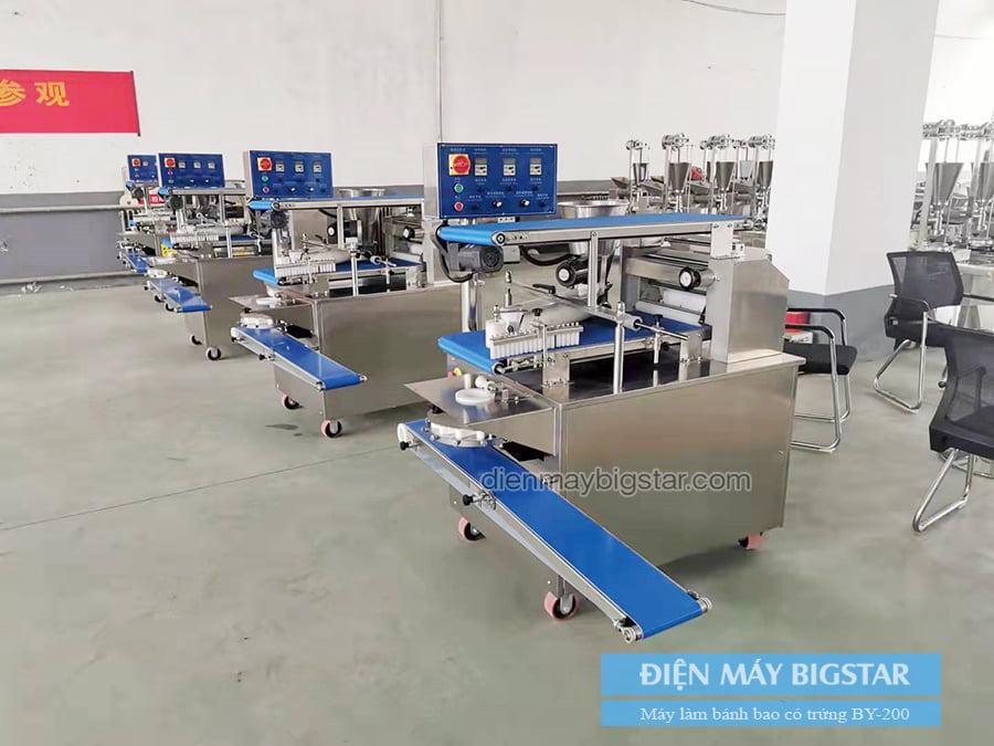 Máy làm bánh bao có trứng BY-200