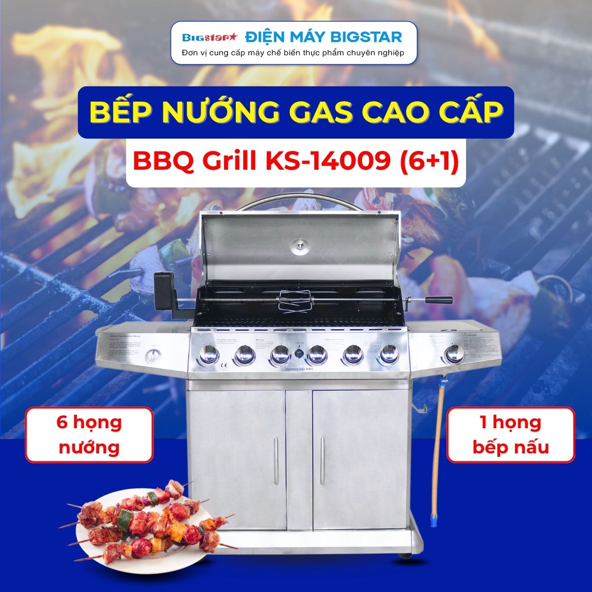 bep nuong gas cao cap BBQ Grill KS 14009 61 banner