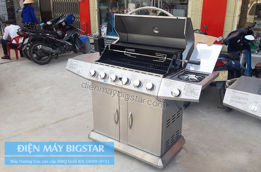 Bếp nướng gas cao cấp BBQ Grill KS-14009 (6+1)