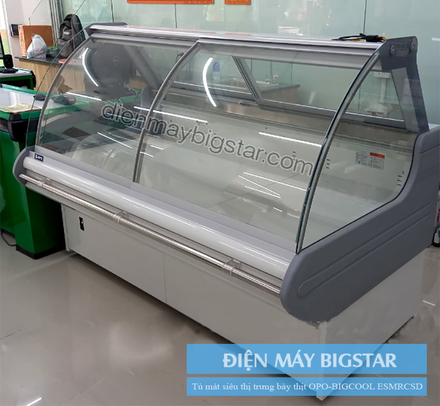 Tủ mát siêu thị trưng bày thịt 1m8 ESMRCSD 9 Tủ mát siêu thị trưng bày thịt OPO-BIGCOOL ESMRCSD