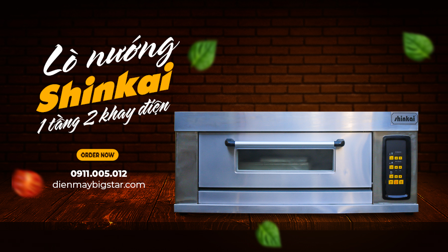 Lo nuong 1 tang 2 khay dien shinkai banner