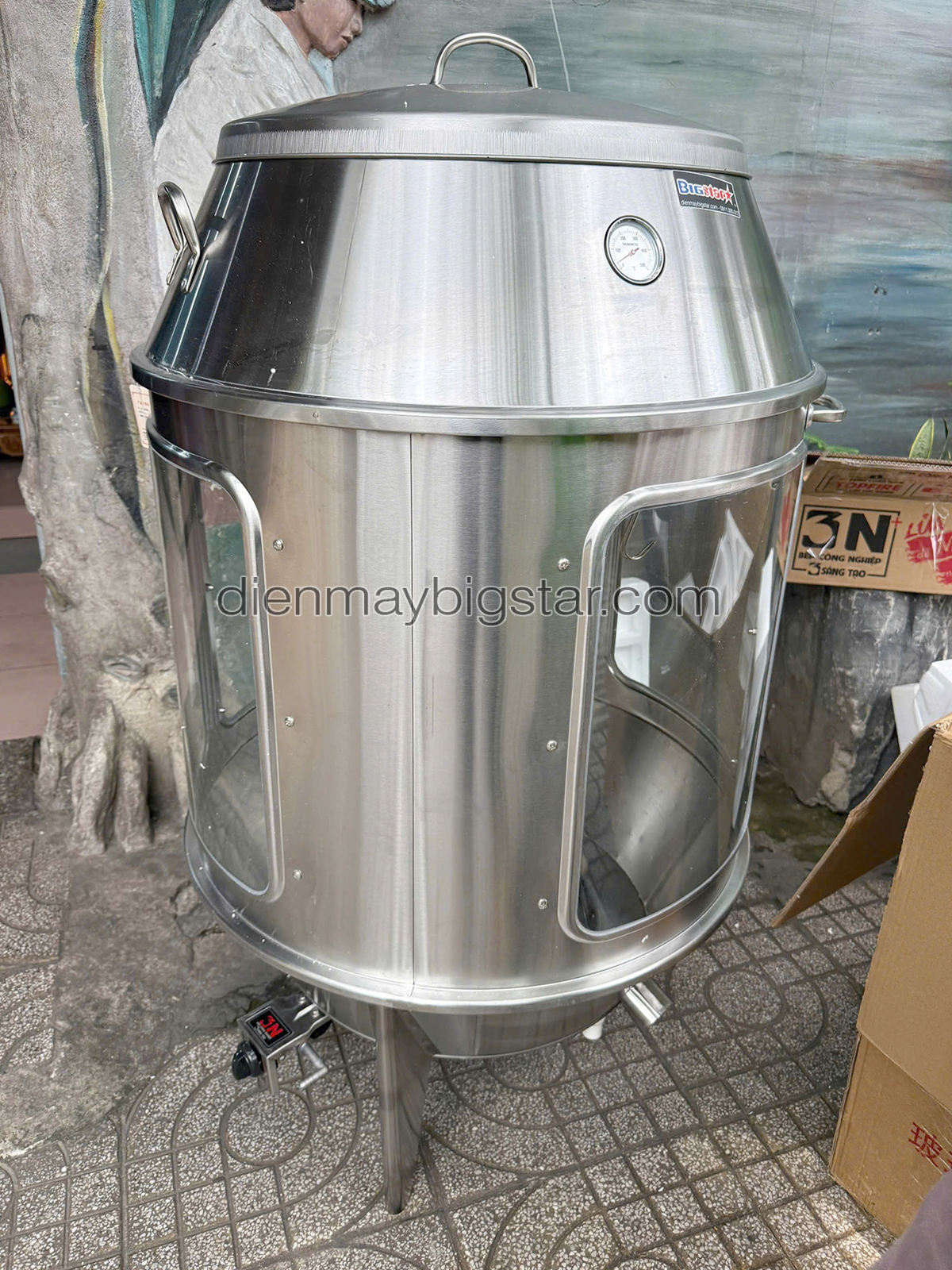 lo quay vit co kinh dung gas 80 2