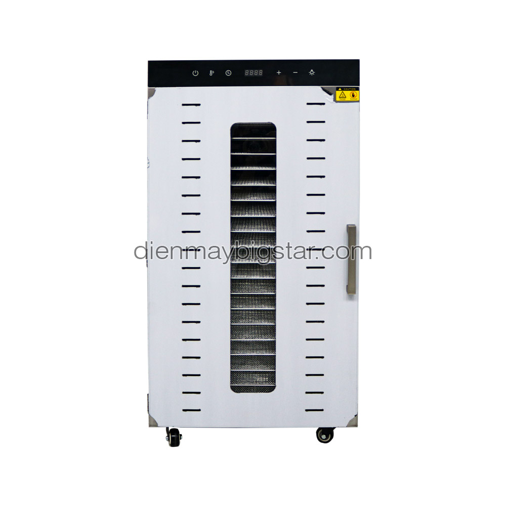 Tủ sấy thực phẩm 2 lớp 20 khay SS-20H - Thông số kỹ thuật