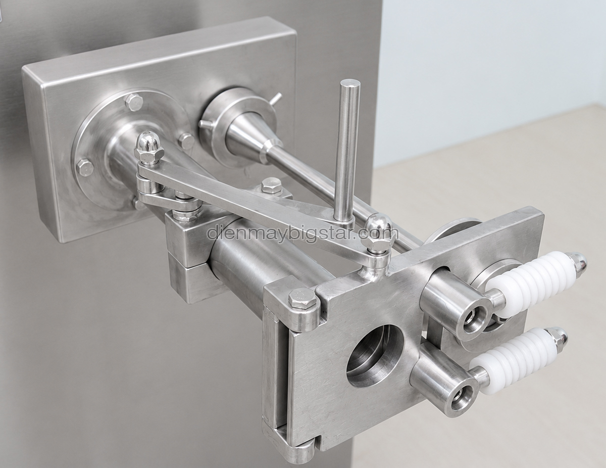 Máy đùn xúc xích 1 ống tự động 26 may dun xuc xich 1 ong tu dong 9