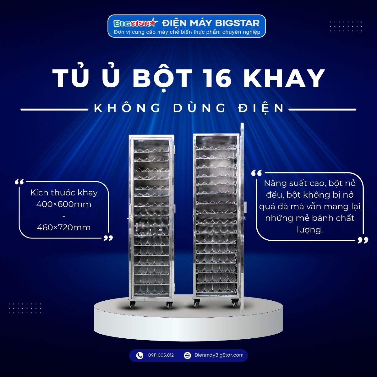 tu u bot 16 khay khong dung dien 1 2
