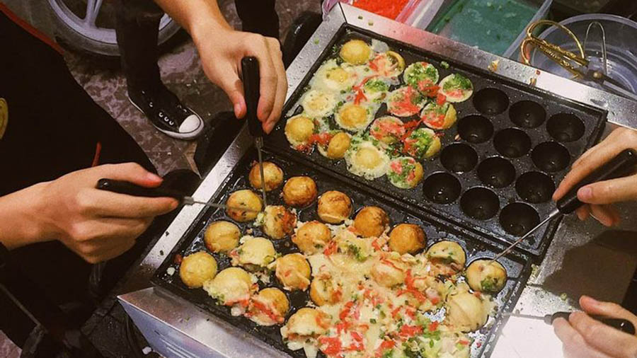 máy nướng bánh takoyaki 28 viên FY-28D