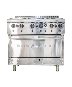 Bếp Âu 6 họng có lò nướng DR06-17