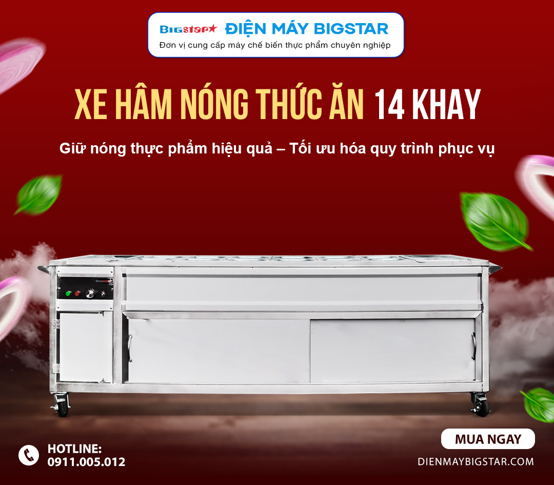 xe ham nong thuc an 14 khay banner