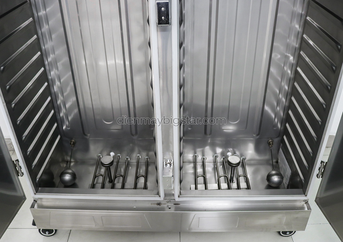 Tủ hấp bánh bột lọc 18 tu nau com 24 khay dung dien tu 3