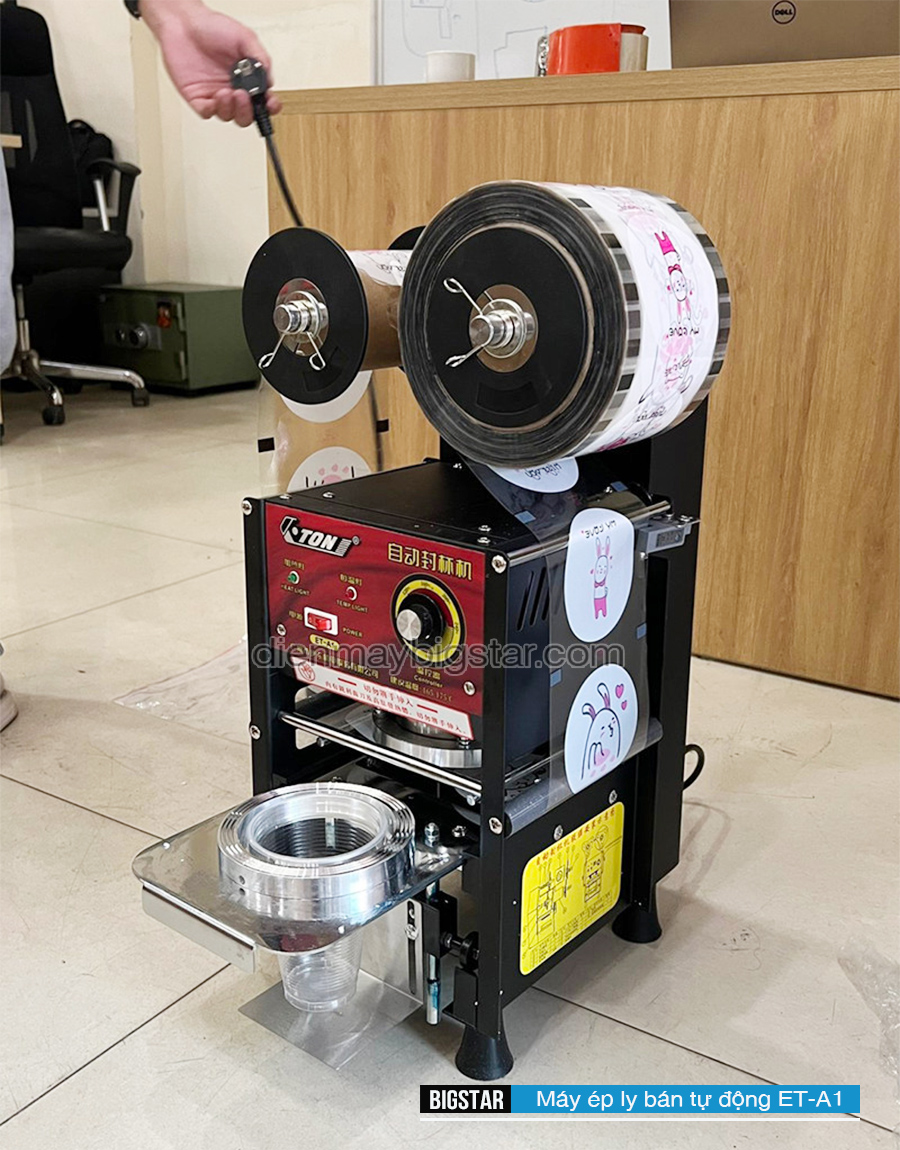 Máy ép ly bán tự động ET-A1