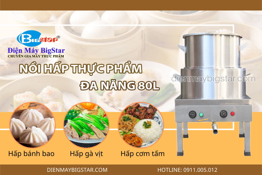 Nồi hấp thực phẩm đa năng 80L 9 noi hap thuc pham da nang 80l 3