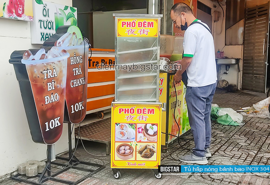 Tủ hấp bánh bao 5 tầng 23 Tu hap nong banh bao Inox 304 1