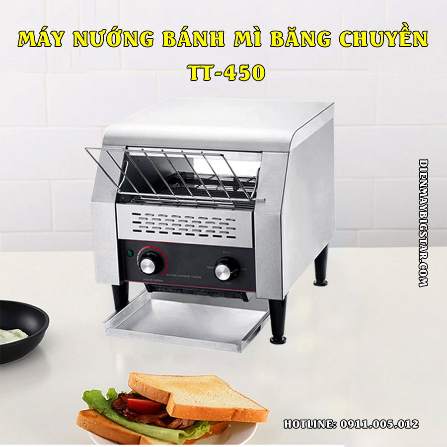 Máy nướng bánh mì băng chuyền TT-450