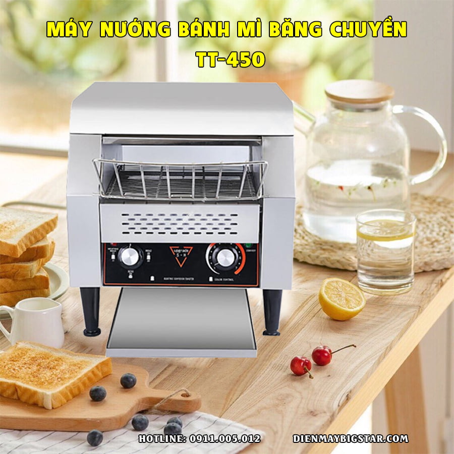 Máy nướng bánh mì băng chuyền TT-450