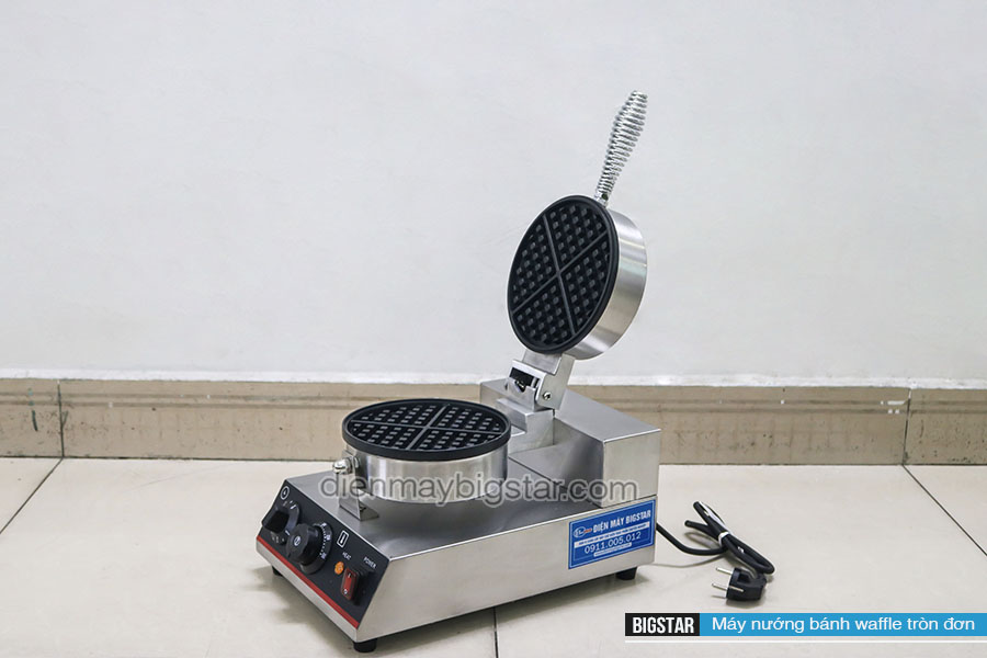 May nuong banh waffle tron don WF 7