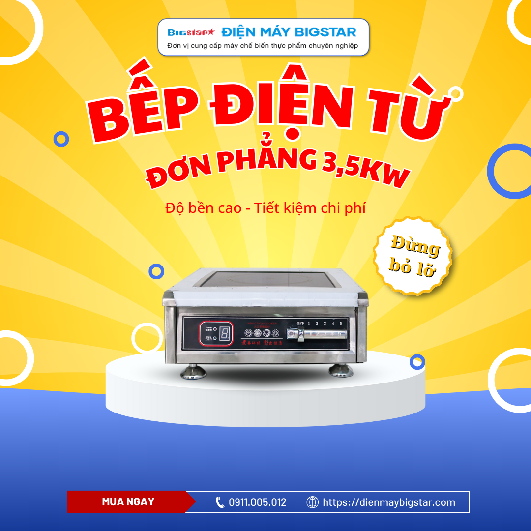 bep dien tu don phang 35KW banner