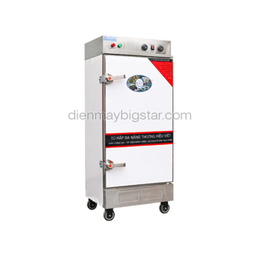 Tủ nấu cơm công nghiệp 12 khay dùng điện + hẹn giờ - Ảnh 2