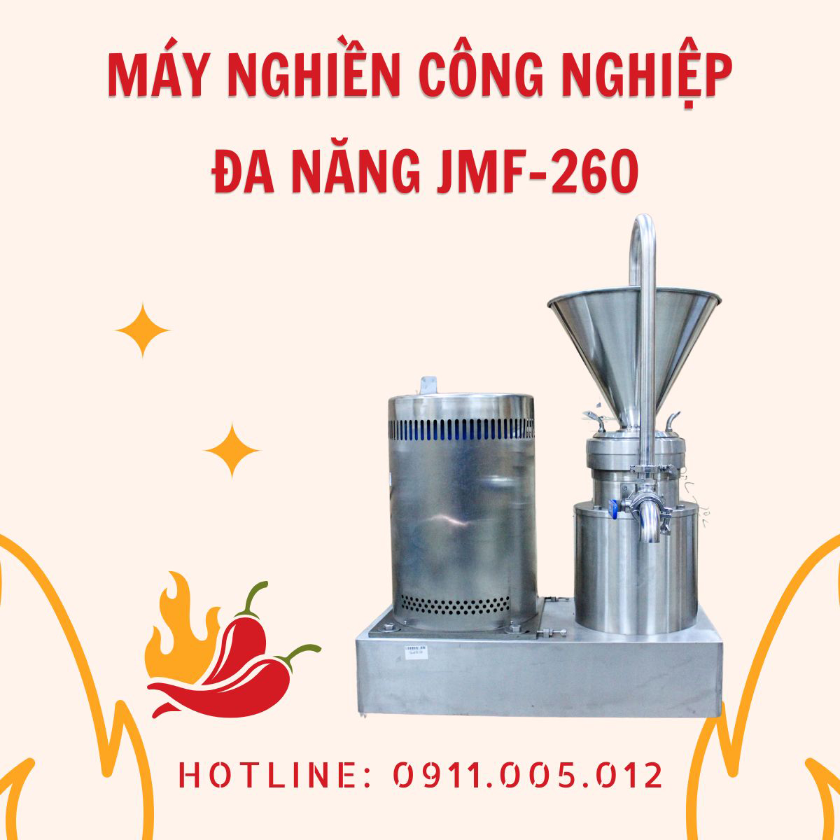 máy nghiền công nghiệp đa năng JMF-260