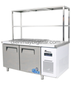 ban mat salat inox 1m5 bigcool GF 1500A ke 2 tang tu 10
