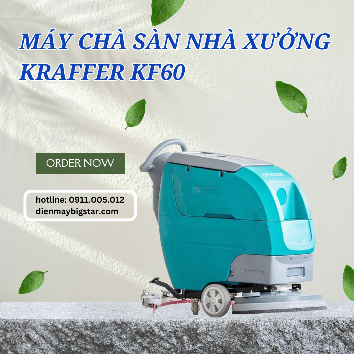 may cha san nha xuong KRAFFER KF60